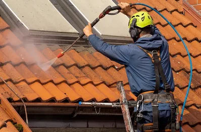 Démoussage et hydrofuge de toiture à Francières